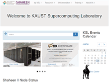 Tablet Screenshot of hpc.kaust.edu.sa