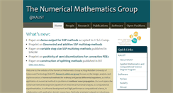 Desktop Screenshot of numerics.kaust.edu.sa